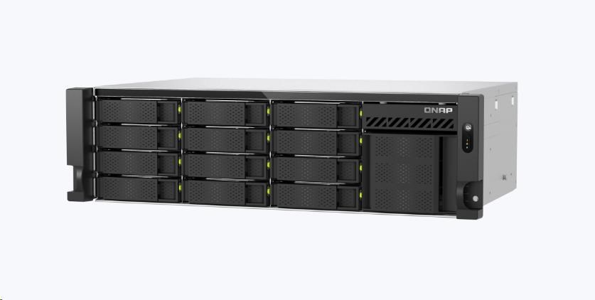 QNAP TS-h1655XeU-RP-8G (8C/AtomC5125/2,8GHz/8GBRAM/12xSATA/4xE1.S/M.2/2x2,5GbE/1x10GbE/2xUSB3.2/2xPCIe/RP)