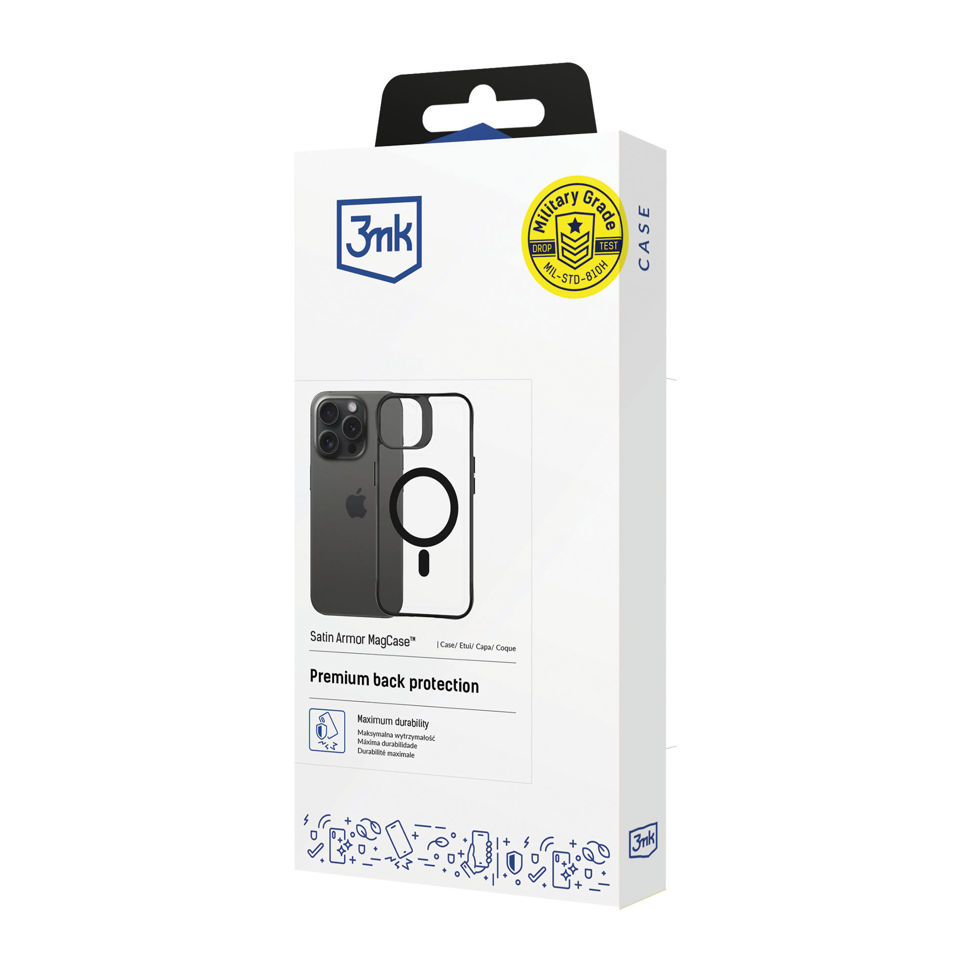 3mk ochranný kryt Satin Armor MagCase pro Samsung Galaxy A57