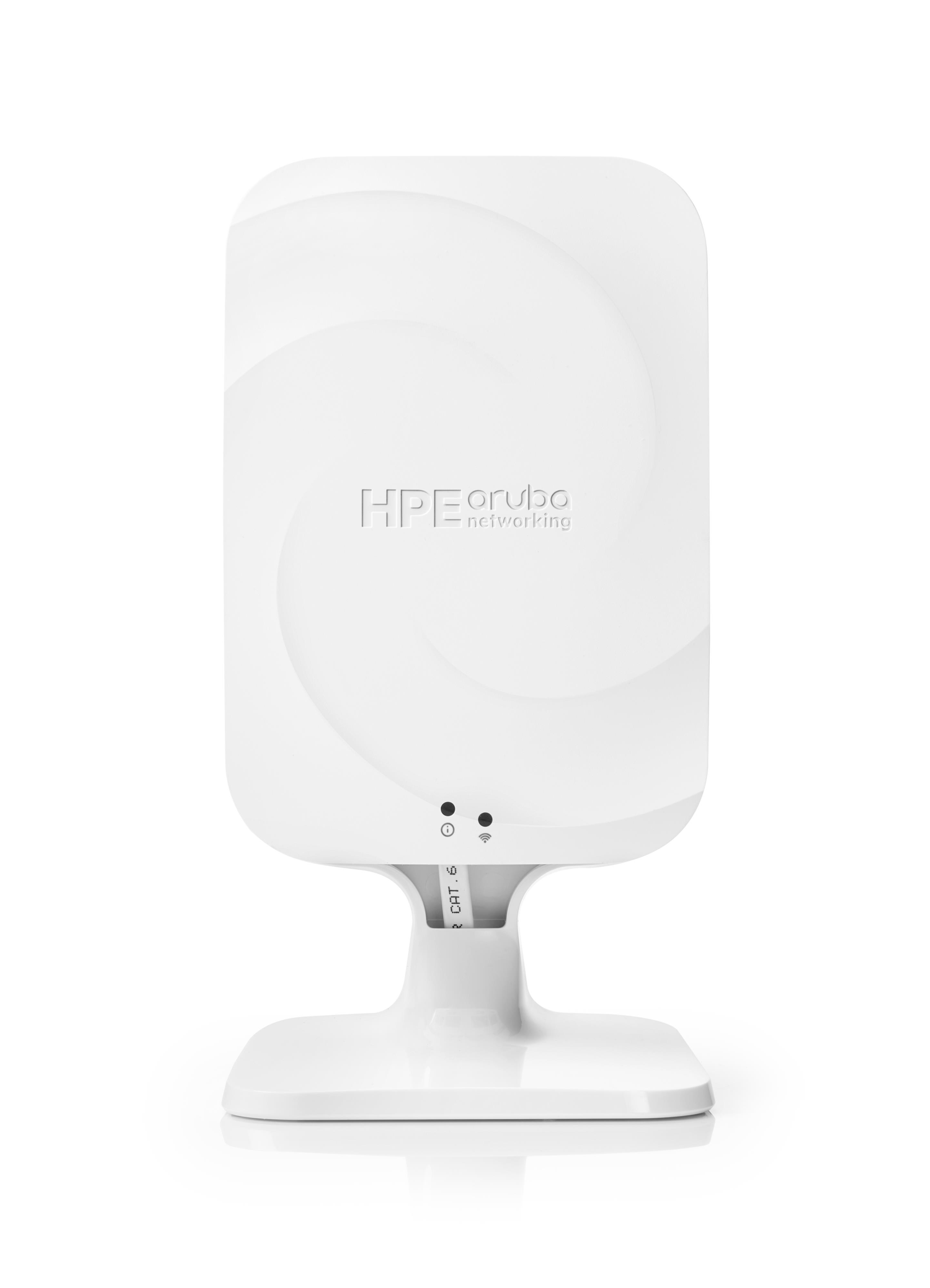 HPE Aruba Networking AP-605H (RW) 2-Radio 3-Band 2x2 Wi-Fi 6E 1+4 ETH PSE USB Hospitality AP