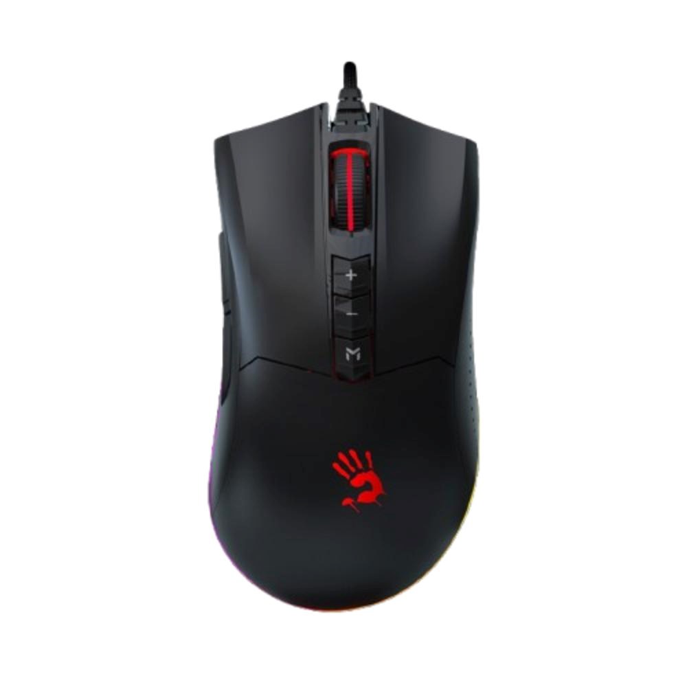 A4tech Bloody Esport ES9 Plus, podsvícená herní myš, 10000 DPI, USB, černá