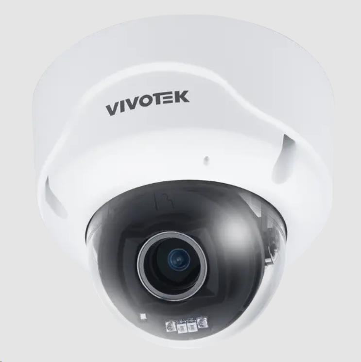 Vivotek FD9389-EHTV-V3 Venkovní IP kamera 5MPx dome, 95.4-28.7°, Smart IR 40 m, člověk/vozidlo, AI VCA analýzy