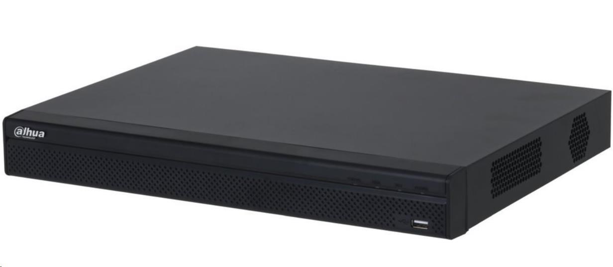 Dahua N420216-16P-4KS4, 12Mpx, 80Mbps (160Mbps bez AI), H.265+, 2× HDD, 4K-HDMI, 1× LAN, 16× PoE