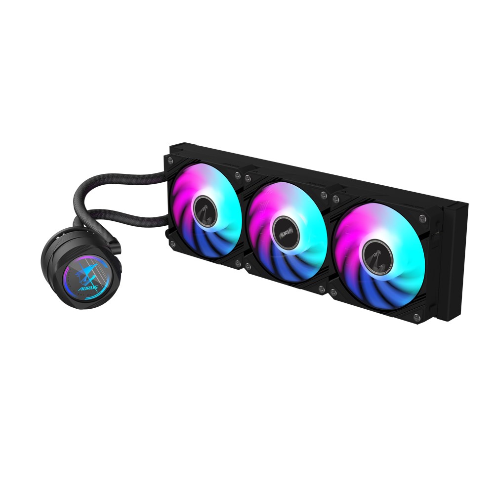BAZAR GIGABYTE vodní chladič AORUS WATERFORCE 360 II, 3x120mm, ARGB (POŠKOZENÝ OBAL)