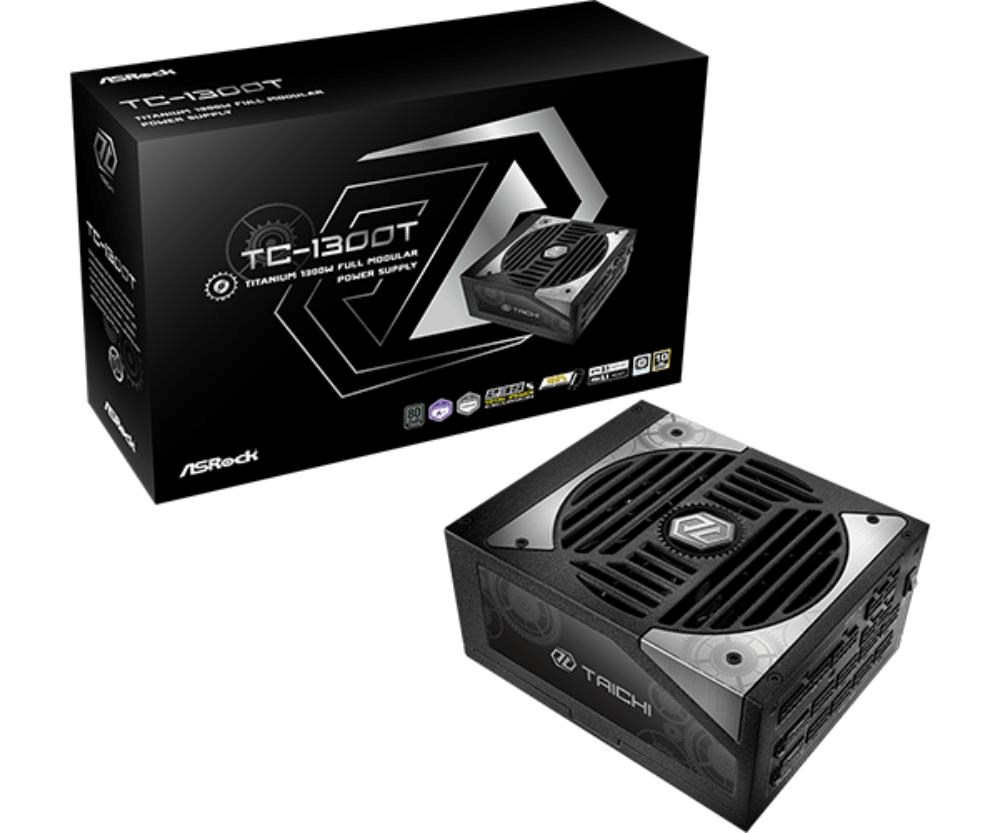 ASROCK zdroj TC-1300T,1300W, 80Plus Titanium, 135 mm, ATX 3.1