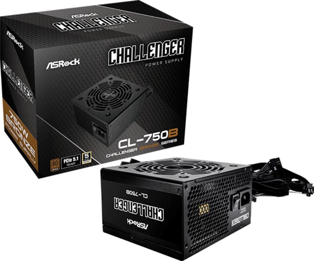 ASROCK zdroj CL-750B,750W, 80Plus Bronze, 120 mm, ATX 2.52