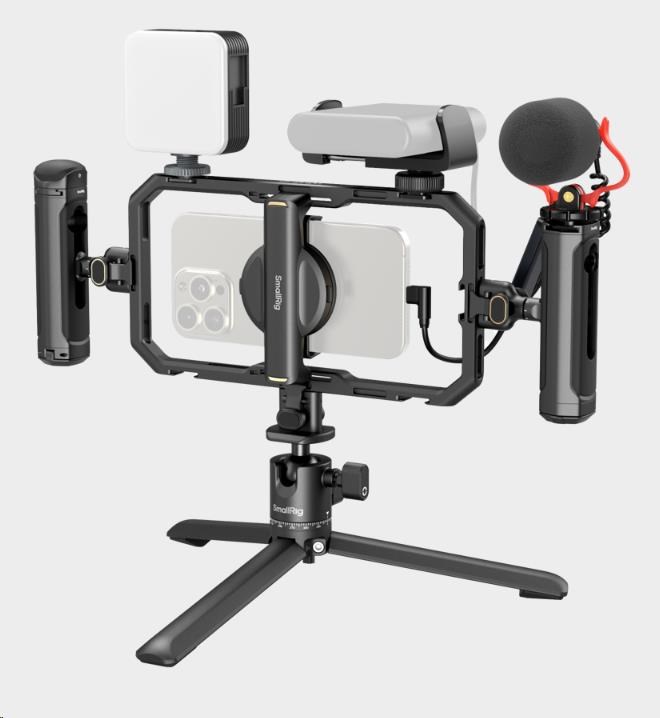 SmallRig 4704 All-in-One Video Kit for Smartphone Creators Qucik Pro Edition