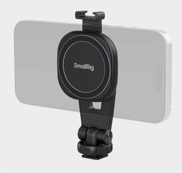 SmallRig 5283 AC-10 Attachable Phone Clamp with Cold Shoe Mount