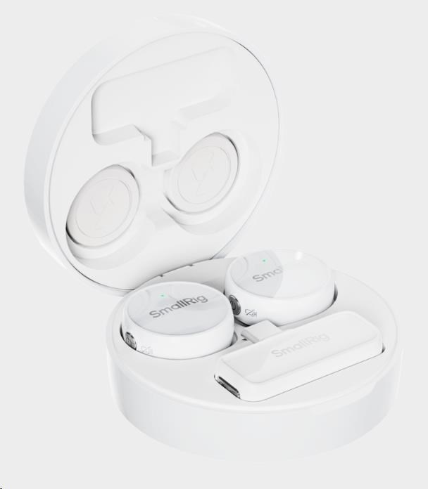 SmallRig 4706 S 60 Wireless Microphone White (USB-C Version)