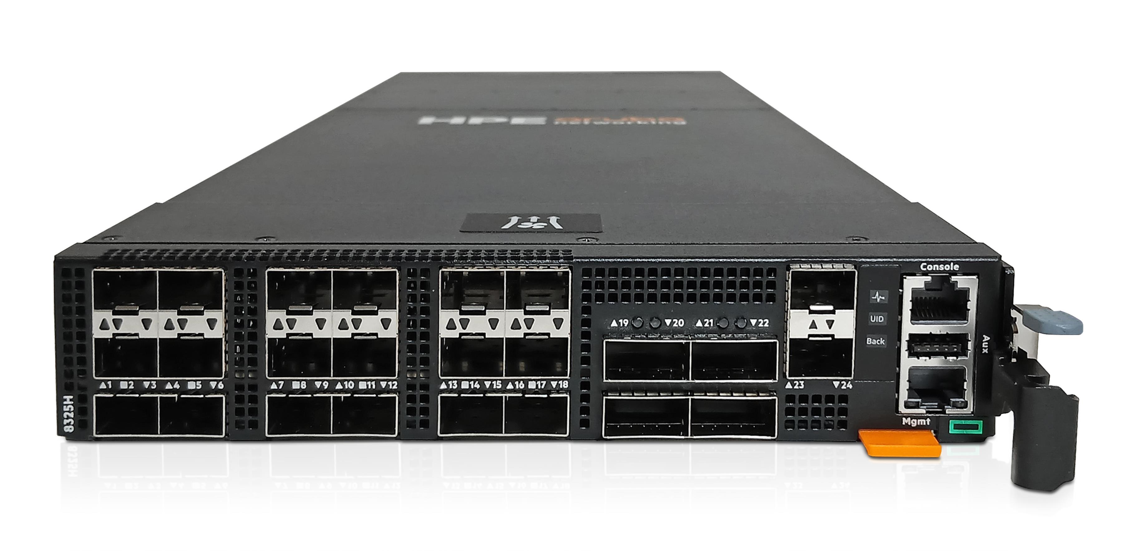 HPE Aruba Networking CX 8325H 18p SFP28 25G 4p QSFP28 100G Back-to-Front 4xFan 2xPSU TAA Switch