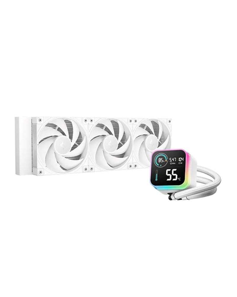 DEEPCOOL Vodní chladič LQ360 ULTRA , ARGB, 3x 120mm, AM5, LGA1851, bílá