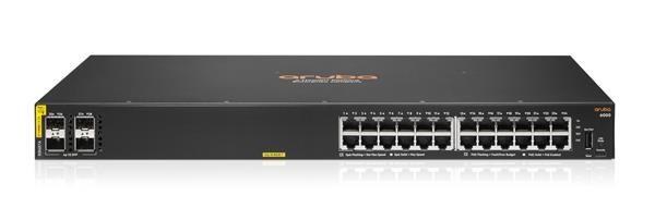 HPE Aruba Networking CX 6000 24p 10M/100M/1G Class4 PoE 4p SFP 1G 370W Switch R8N87B