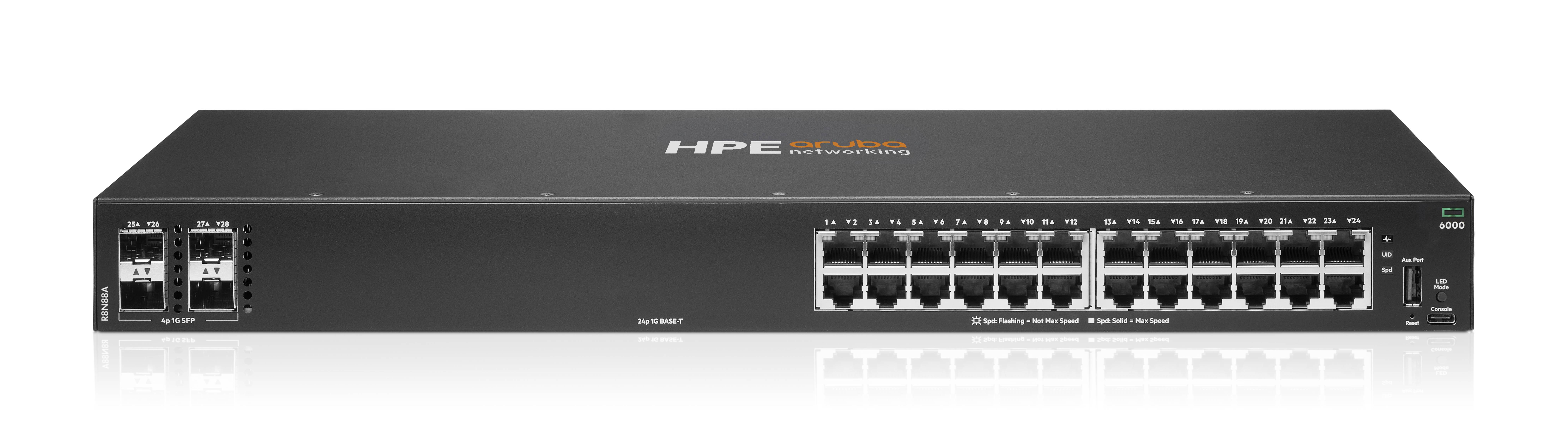 HPE Aruba Networking CX 6000 24G 4SFP Switch