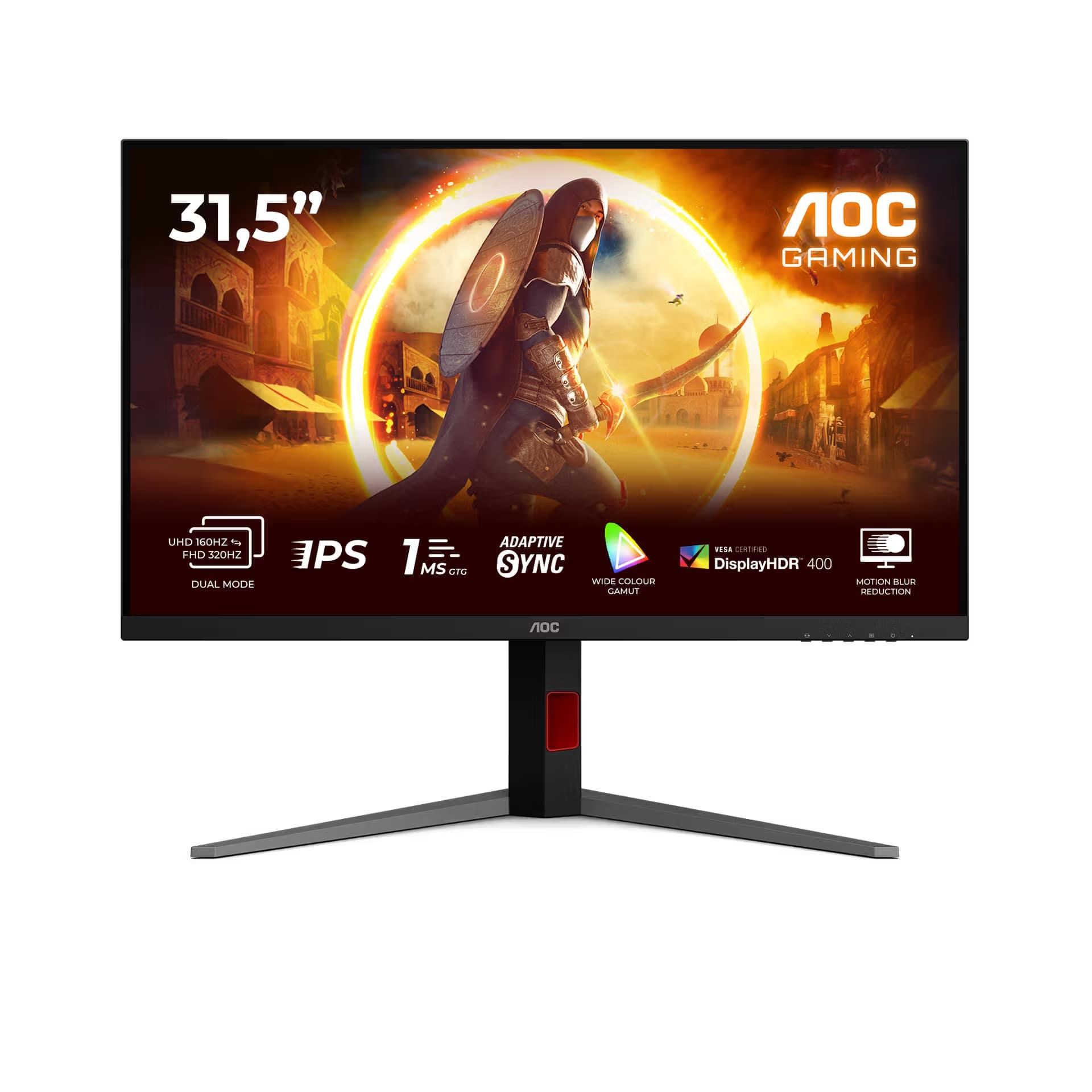 AOC MT IPS LCD WLED 31,5" U32G4U - IPS panel, 3840x2160, 144Hz, HDMI, DP, USB Hub