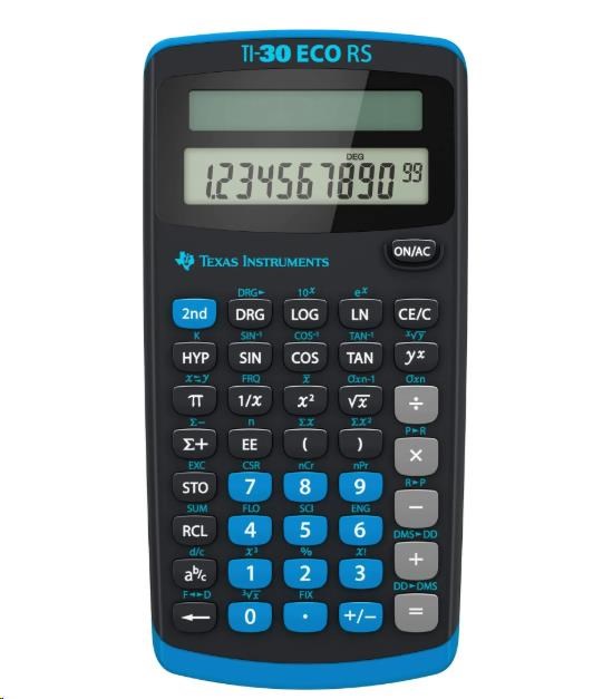 TEXAS Instrument kalkulačka - TI-30 ECO RS Vědecký kalkulátor