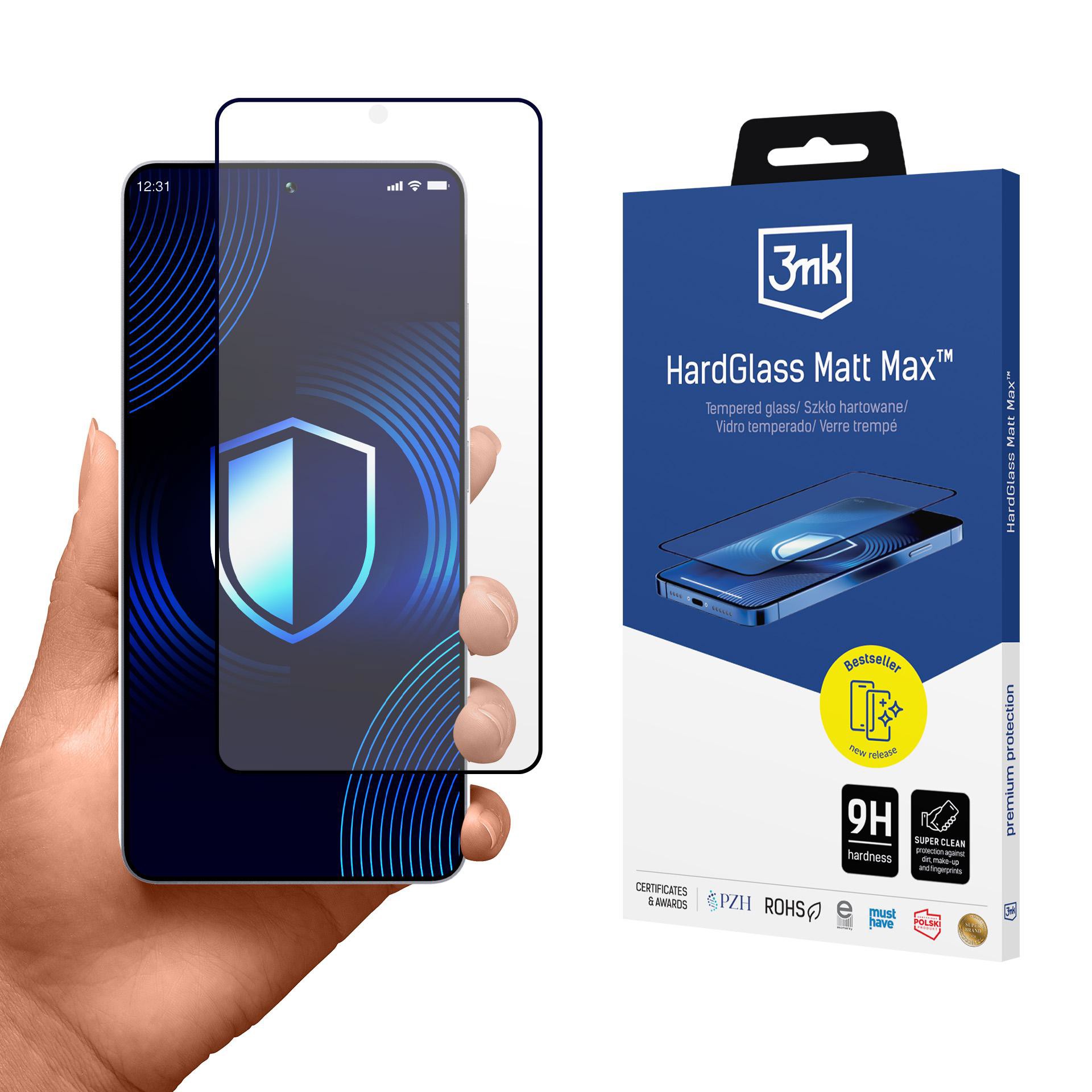 3mk tvrzené sklo HardGlass Matt Max pro Samsung Galaxy S26 Ultra