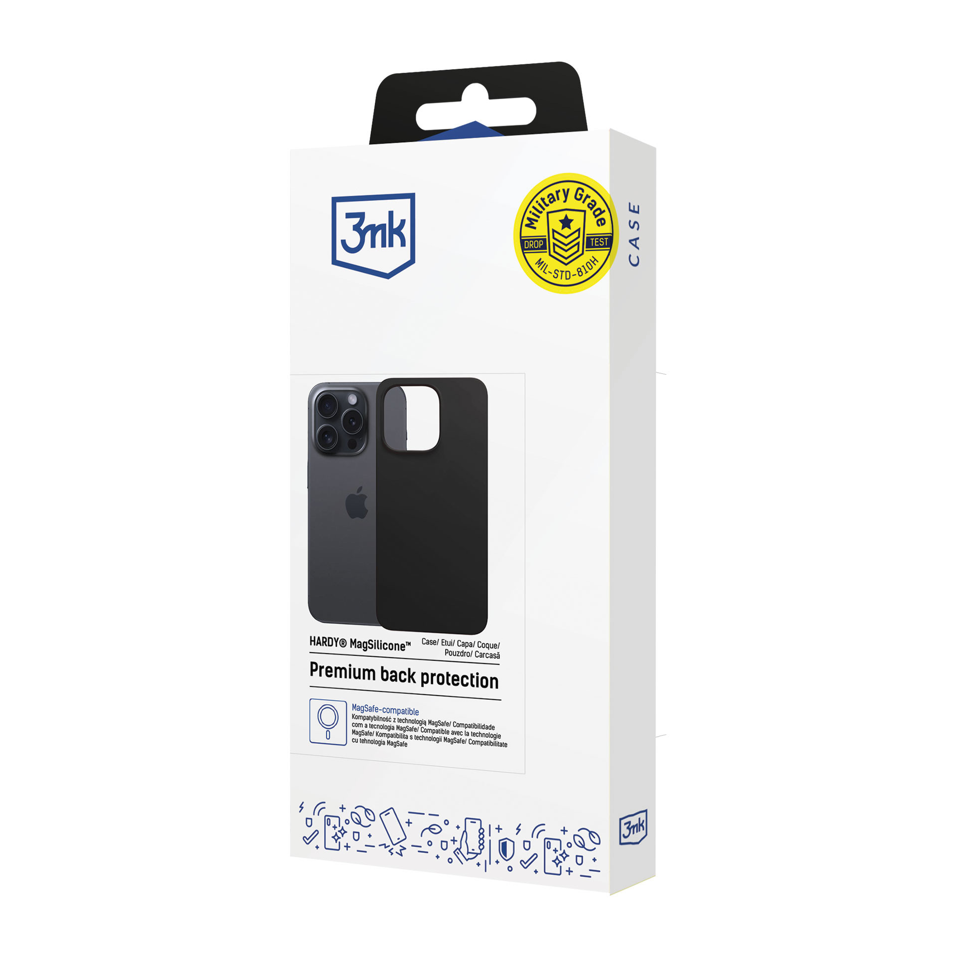 3mk ochranný kryt Hardy MagSilicone Black pro Samsung Galaxy S26+