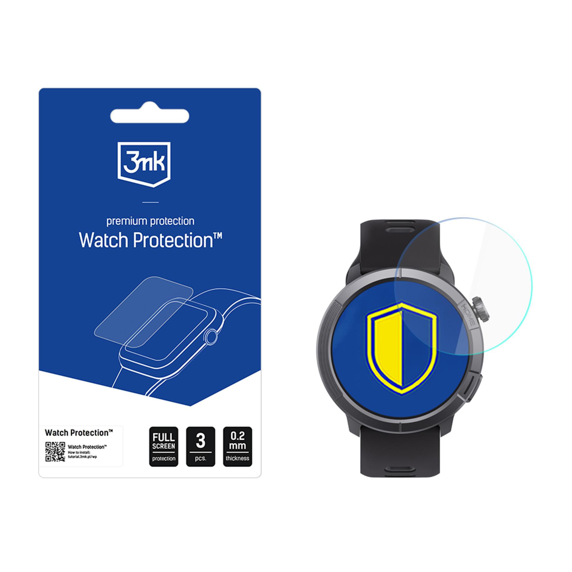 3mk hybridní sklo Watch Protection FlexibleGlass pro STELIO Activ Pro AI GPS 46mm