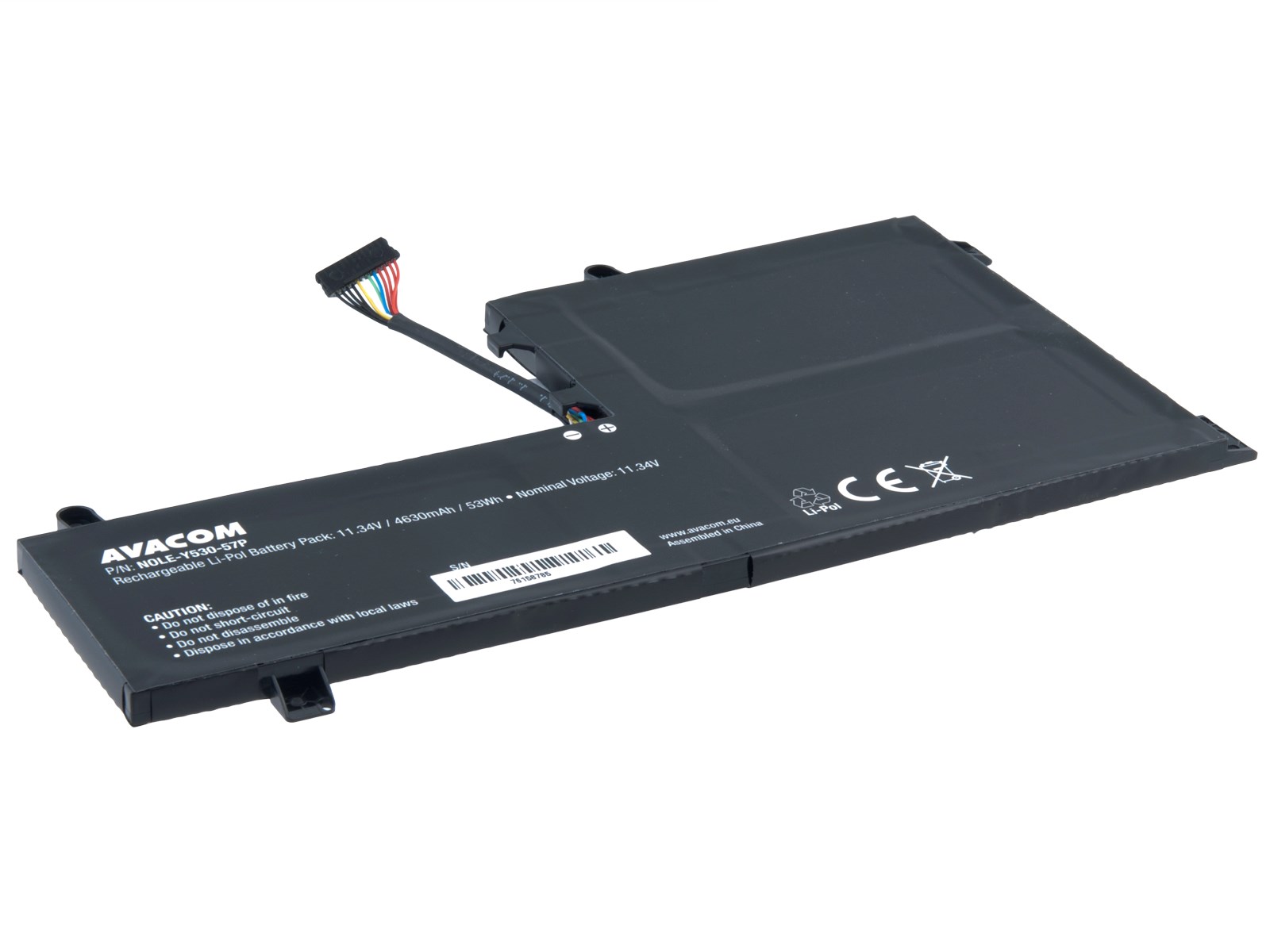 AVACOM náhradní baterie pro Lenovo Legion Y530-15ICH, Y540 Li-Pol 11,34V 4630mAh 53Wh