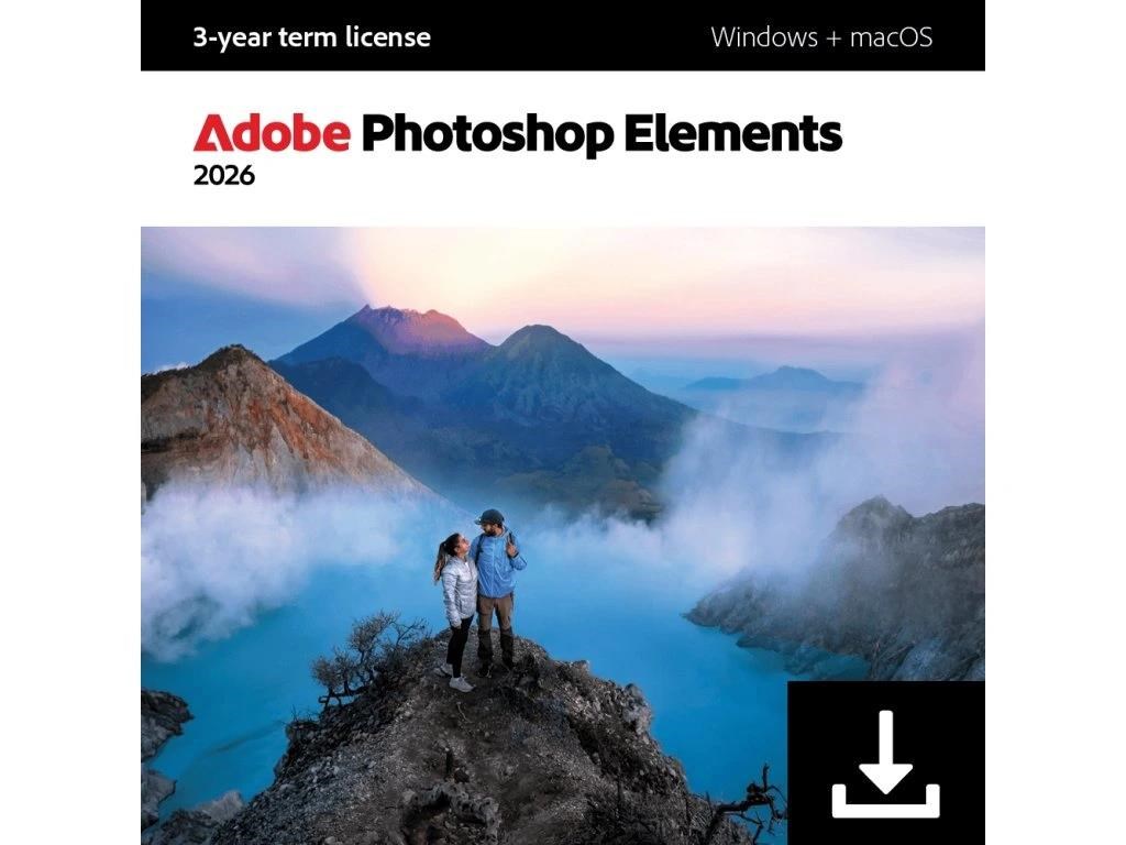 Photoshop Elements 2026 MP ML (+CZ) Commercial 1 User, 36 Months Term License