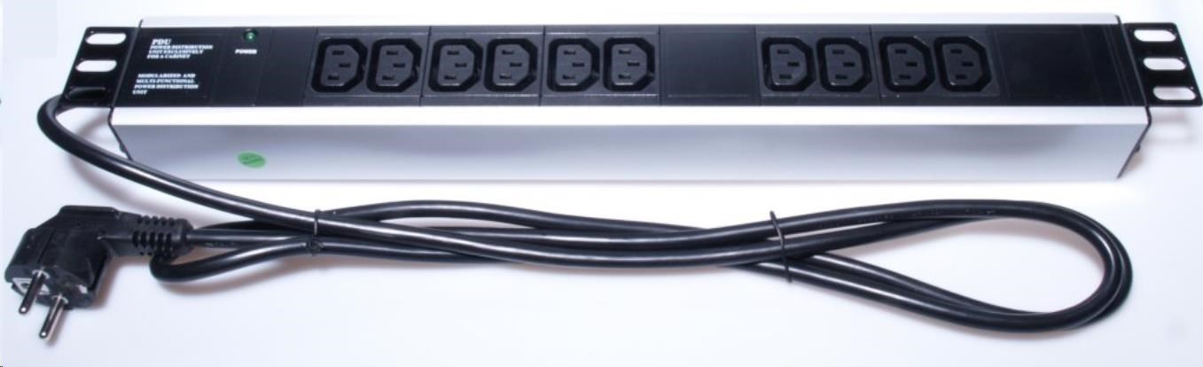 ATEN Základní napájecí jednotka 12x IEC320 C13, 1x IEC320 C14 vstup, 1U, 10A