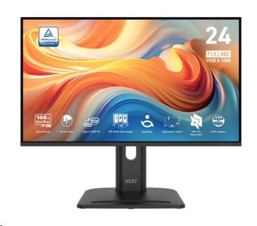 MSI LCD PRO MP245PHG E14, 23.8", 1920x1080, IPS, 4,0 ms, VESA 100x100, Black