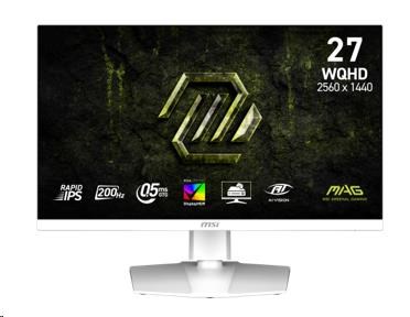MSI LCD MAG 274QRFW E20, 27", 2560x1440, Rapid IPS, 0,5 ms, VESA 100x100, White