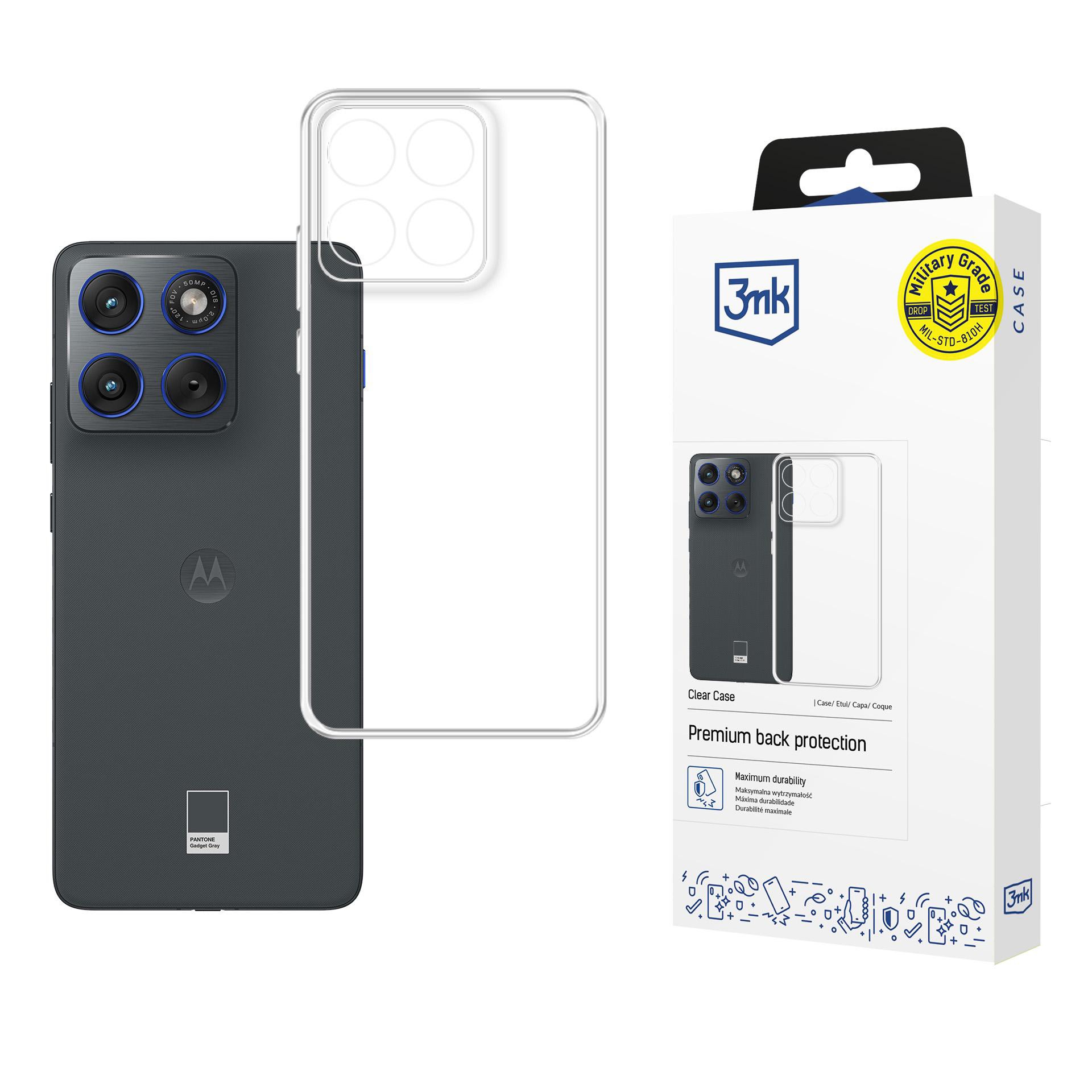 3mk ochranný kryt Clear Case pro Motorola Edge 70