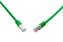 Solarix 10G patch kabel CAT6A SFTP LSOH 5m zelený non-snag-proof C6A-315GR-5MB
