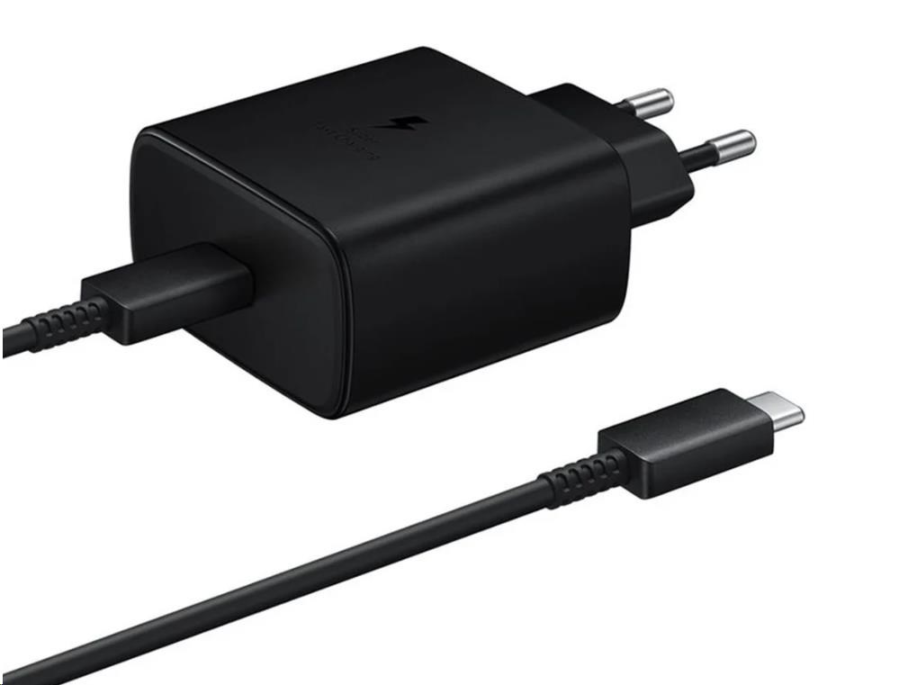 Samsung cestovní nabíječka EP-TA845XBE, Quickcharge 45W, USB-C, černá, EU