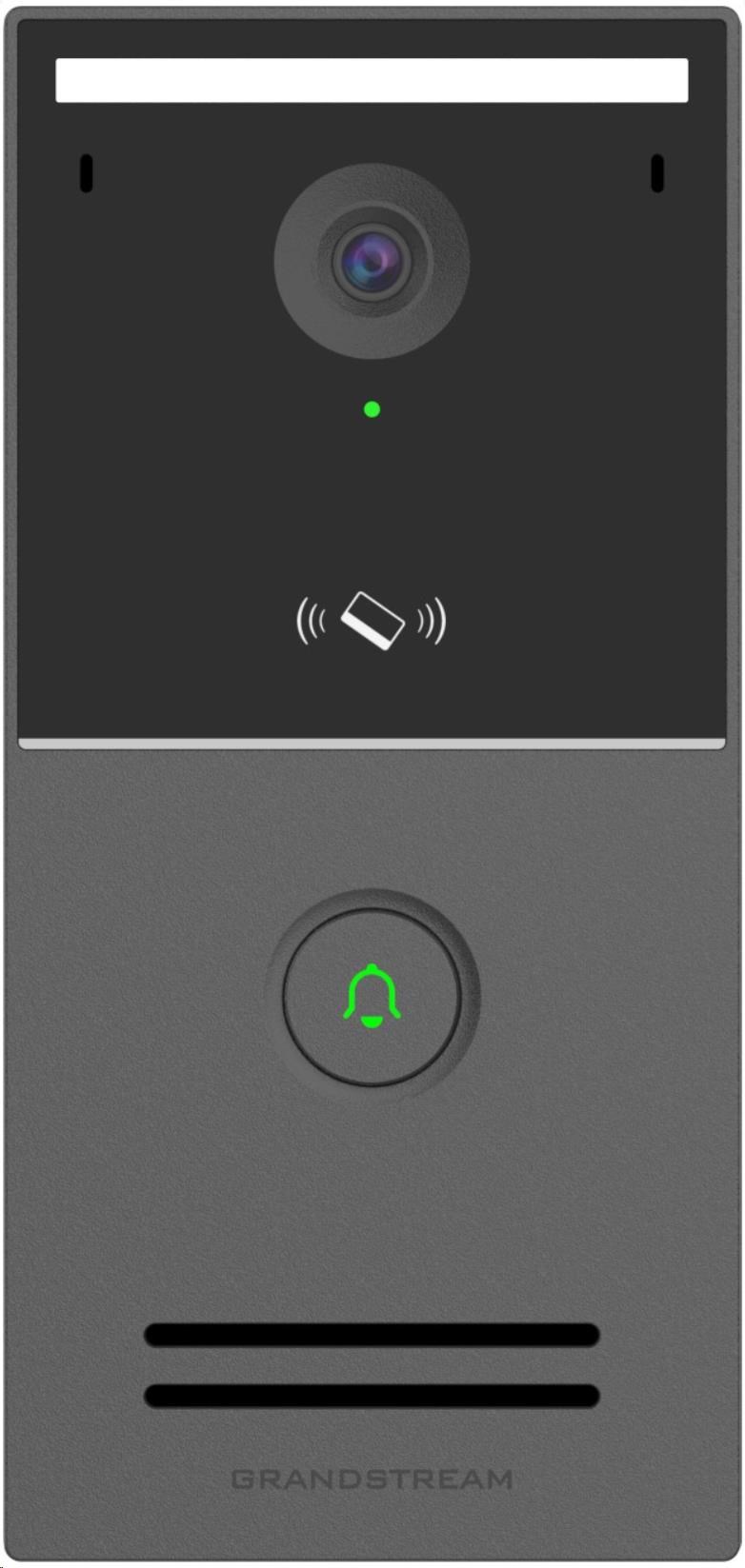Grandstream GDS3726 dveřní video interkom, bluetooth, kamera 4Mpx, Poe, IP66, IK10, kov