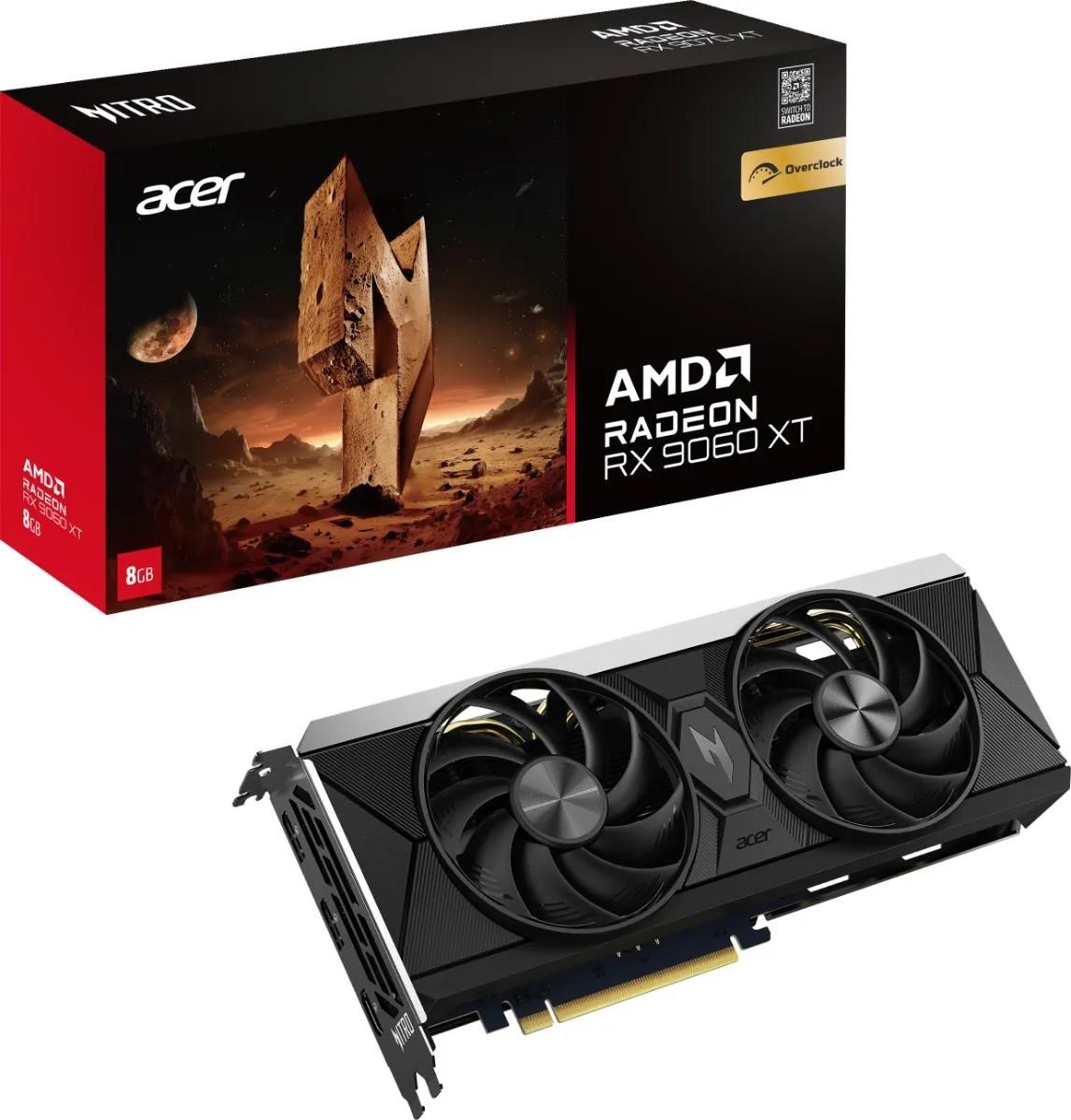 ACER Grafická karta AMD AN RX9060XT 8G OC