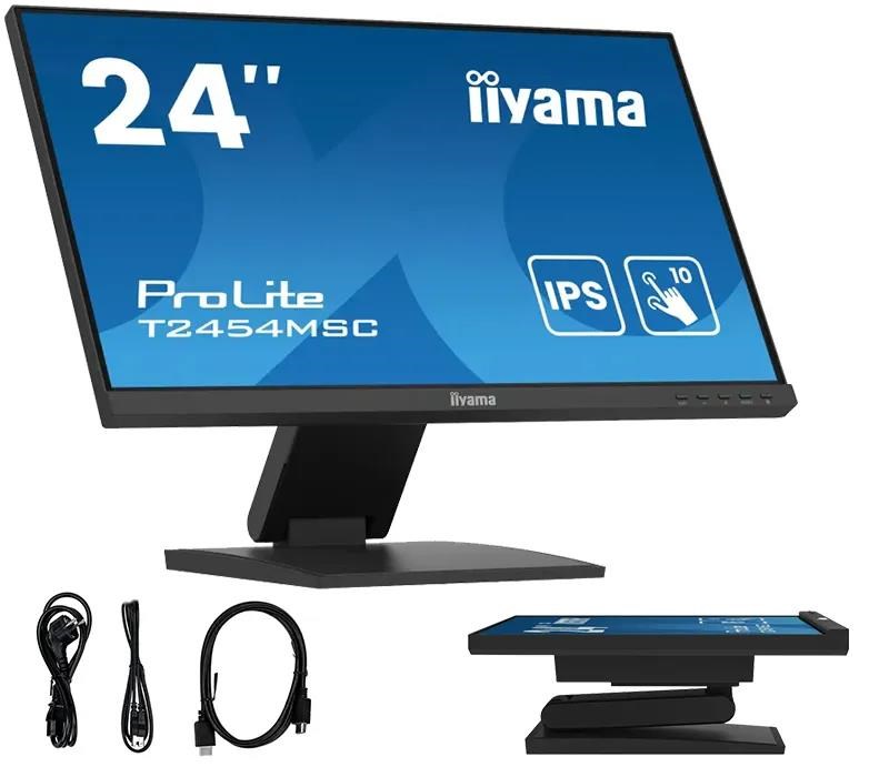 Iiyama ProLite T2454MSC-B3AG, Projected Capacitive, 10 TP, Full HD, USB, kit (USB), black