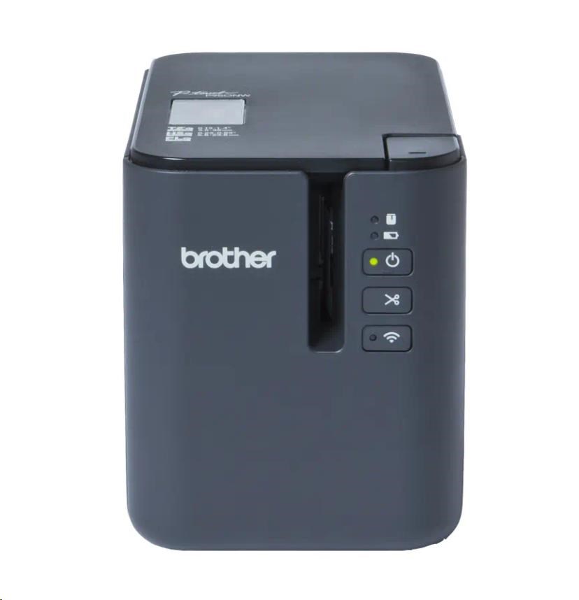 BAZAR - BROTHER tiskárna štítků PT-P950NW - 36mm, pásky TZe, WIFI, Profesionální PC Tiskárna Štítků - Poškozený obal (Ko