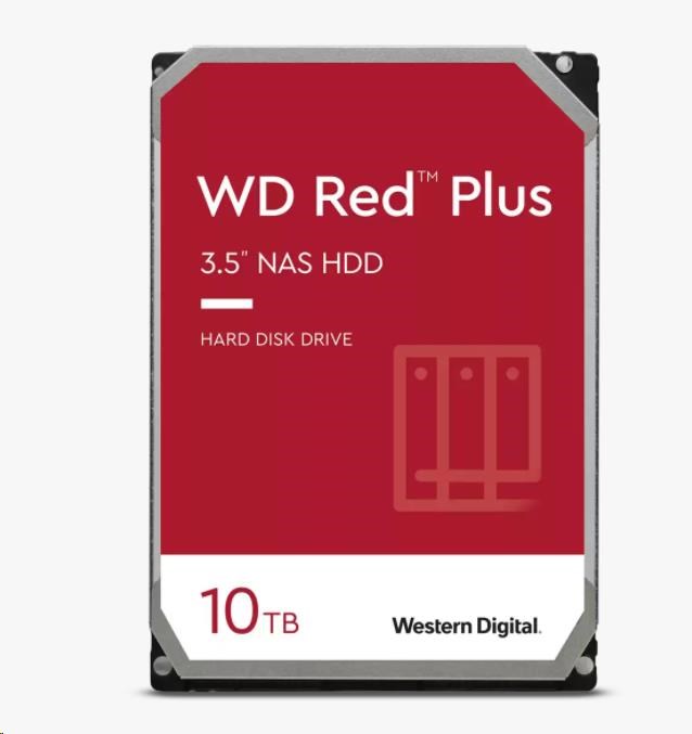 WD RED PLUS NAS WD120EFGX 12TB, SATA III 3.5", 512MB 7200RPM, 260MB/s, CMR