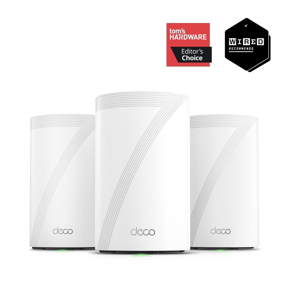TP-Link Deco BE68(3-pack) WiFi7 Mesh(BE14000,2,4GHz/5GHz/6GHz,1x10GbELAN/WAN,1x2,5GbELAN/WAN,1xGbELAN/WAN,1xUSB3.0)
