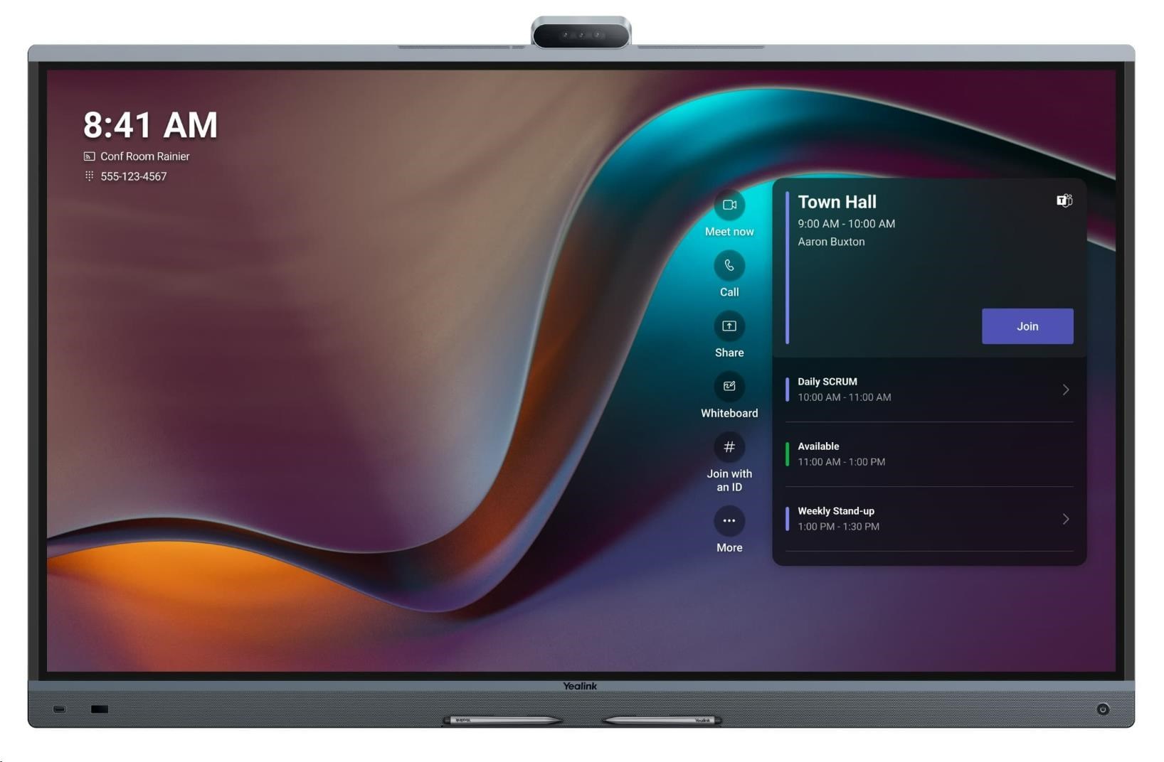 Yealink MeetingBoard 86 Pro, displej 86", rozlišení 3840x2160, HDMI, WIFI 6, BLuetooth,