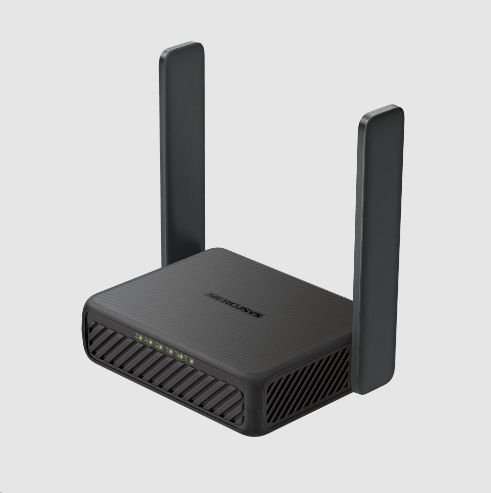 Mercusys MB113-4G WiFi4 router (N300, 4G LTE, 2,4GHz, 1x100Mb/s LAN/WAN,1x100Mb/s LAN,1xnanoSIM)