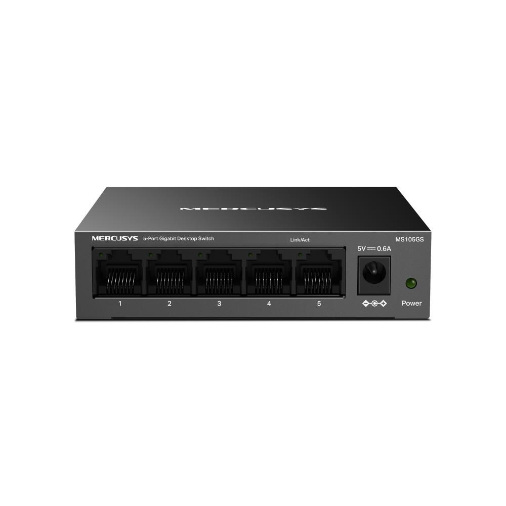MERCUSYS switch MS105GS (5xGbE, fanless)