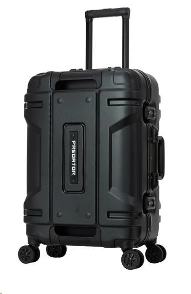 ACER Cestovní kufr Predator Robust Luggage 22",polykarbonát,54l,TSA kombinační zámek,2 kapsy,černá
