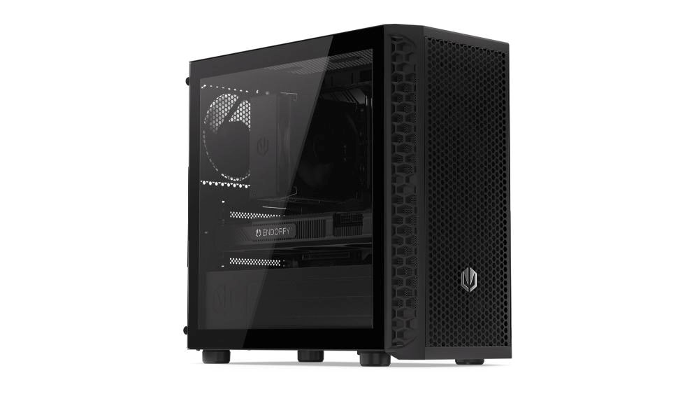 ENDORFY Case Signum M30 Air, Průhledná bočnice, mATX, 3x120mm, černá