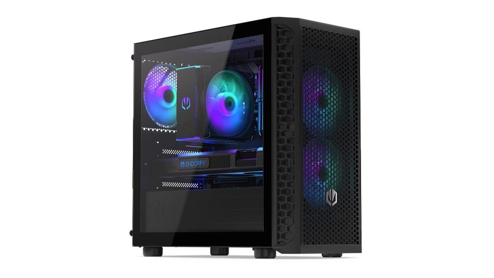 ENDORFY Case Signum M30 ARGB, Průhledná bočnice, mATX, 3x120mm, černá