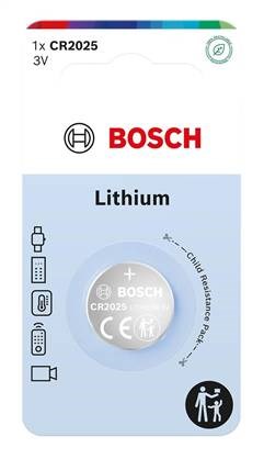 Bosch CR2025B1/00 Lithium (Blistr 1 ks)