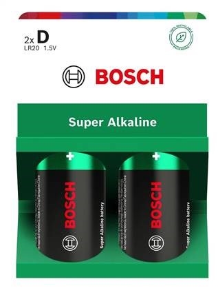 Bosch LR20SA2B/00 Super Alkaline (Blistr 2 ks)