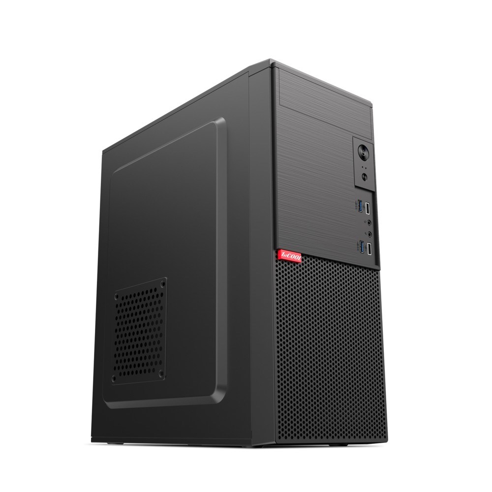 BAZAR - 1stCOOL skříň JAZZ 4, Mid tower, AU, 2xUSB 3.0, 2x USB 2.0, bez zdroje, černá - Po opravě