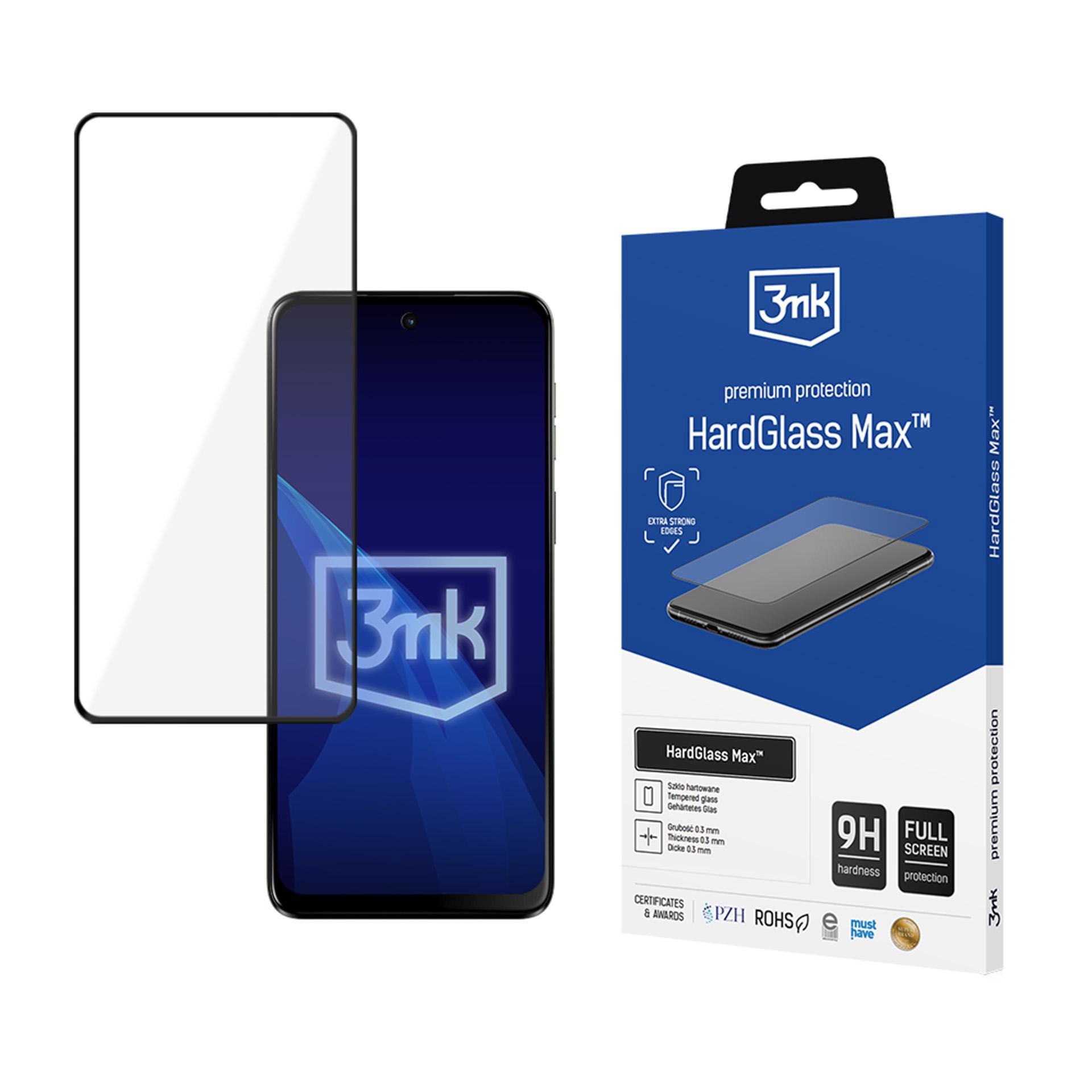 3mk tvrzené sklo HardGlass Max Black pro Motorola Moto G55 5G
