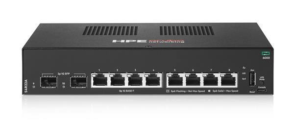 HPE Aruba Networking CX 6000 8p 10M/100M/1G 2p SFP 1G Switch