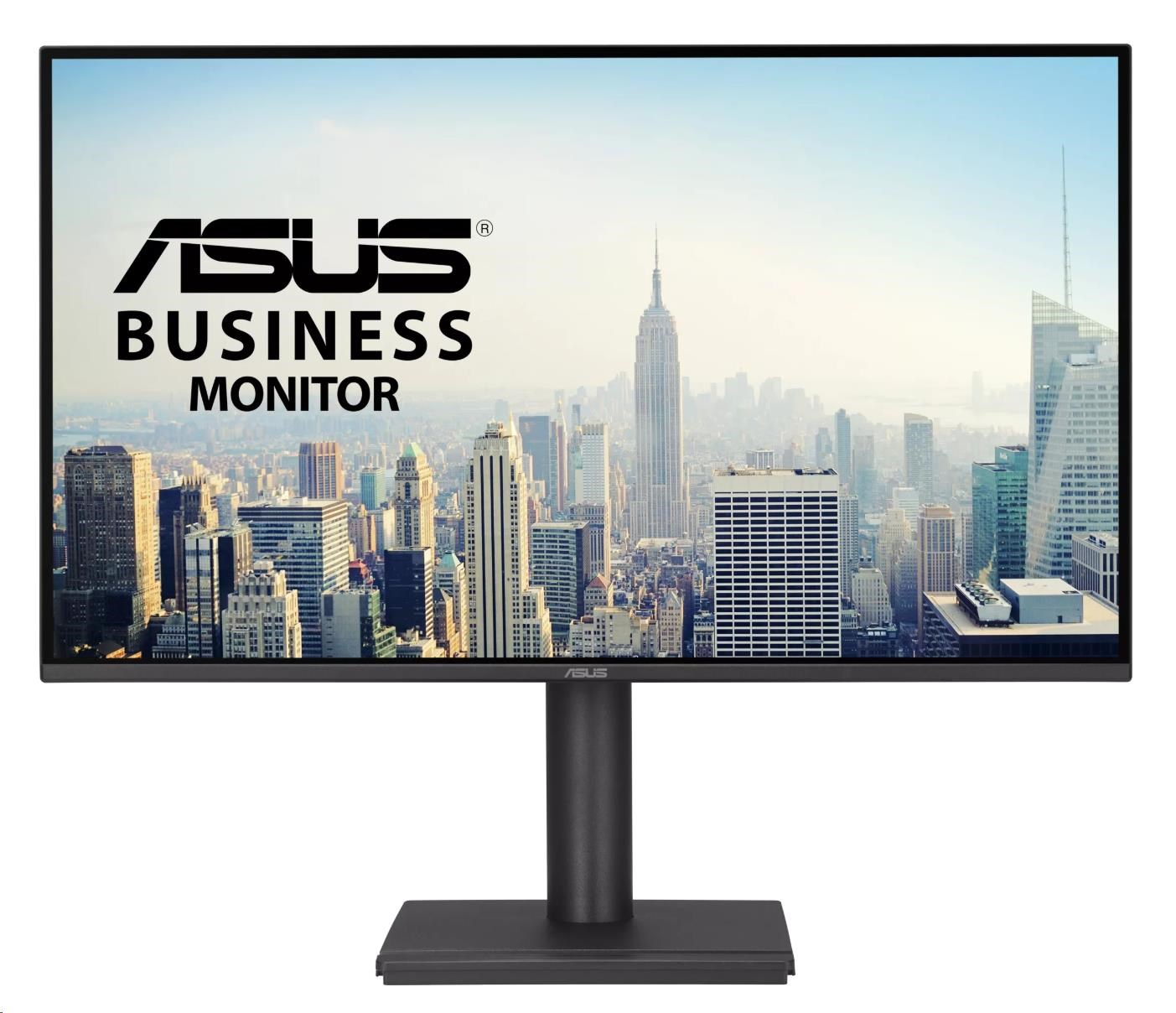 ASUS LCD 27" BE27AQ, 2560x1440, 350nits, 75Hz, 5ms, HDR10, High adj., Vesa, DP, HDMI, USB, Audio, Repro, Black