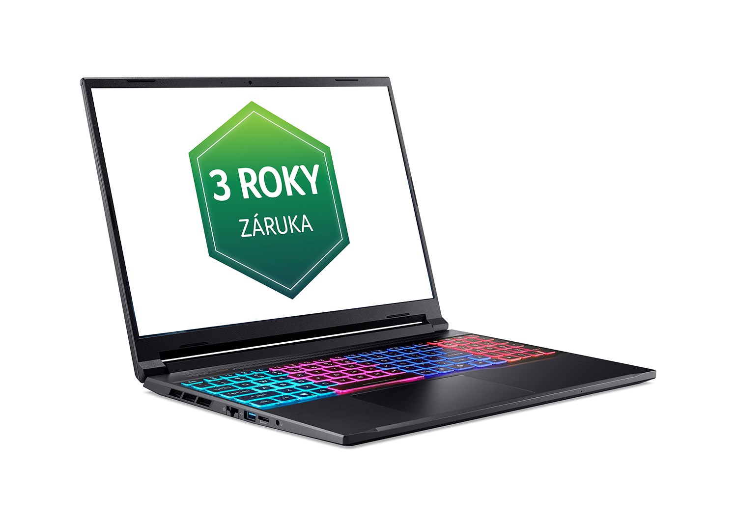 ACER NTB Nitro V 16S (ANV16S-71-76ZB),Core 7 240H,16"WQXGA,32GB,1TB SSD,RTX 5060,Linux,Black