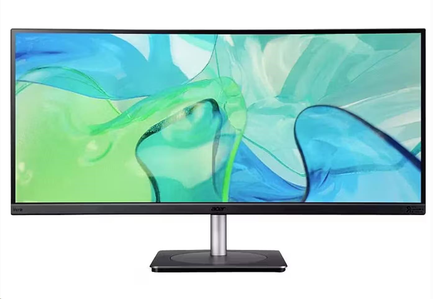 ACER LCD CB343CURDbemiiphcuzx,34" 3440x1440,IPS LED Curved 3800R,300nits,HDR10,Vesa,HDMI,DP,USB,Audio,Repro,Black