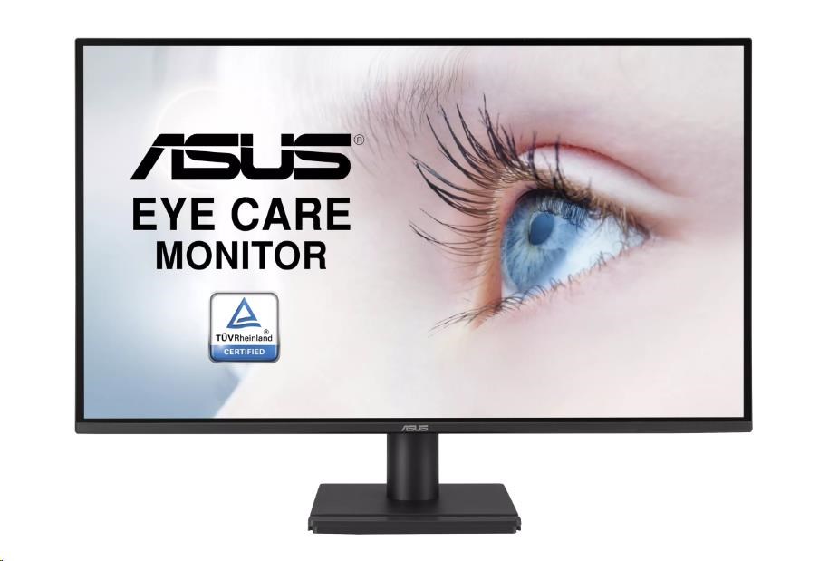 ASUS LCD 27" VA27AQ Eye Care Monitor, 2560x1440, Flat, 75Hz, 1ms, Frameless, 99% sRGB, HDMI, DP, VESA